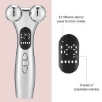 Facial Roller | Rechargeable Silver Face Massager - Image 5