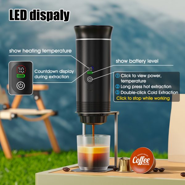 Electric Outdoor Travel Portable  Coffee Machine